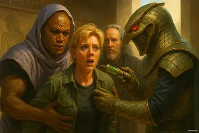 «Звёздные врата: SG-1», сезон 4, серия 14 - «Змеиный яд» новая шахматная доска