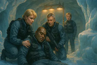 «Звёздные врата: SG-1», сезон 4, серия 10 - «Под поверхностью» выход к свету