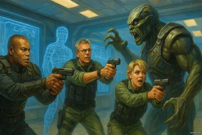 экран, который гаснет