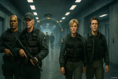 «Звёздные врата: SG-1», сезон 7, серия 5 - «Повторения» купол рушится, память возвращается