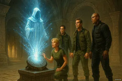 «Звёздные врата: SG-1», сезон 9, серия 18 - «Мантия Артура» лёгкий эпизод с фундаментальным смыслом