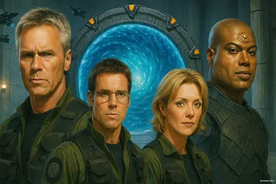 «Звёздные врата: SG-1», сезон 10, серия 4 - «Чужой среди своих» важная серия для понимания арки Мерлина