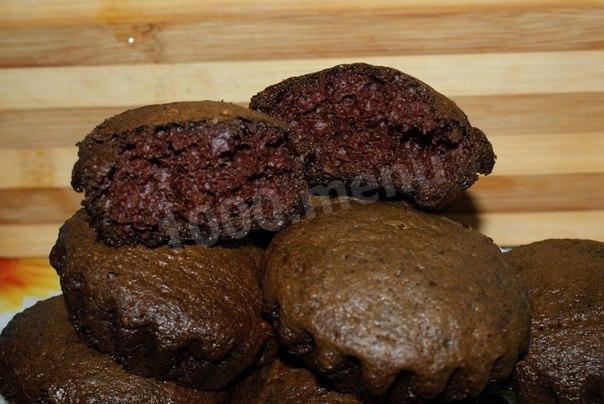 Fast chocolate muffins